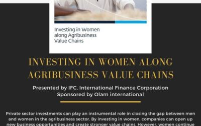 Investing in women along agribusiness value chains